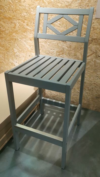 Krzesła stołki barowe hokery IKEA Bondholmen 4 sztuki NOWE! SZARE
