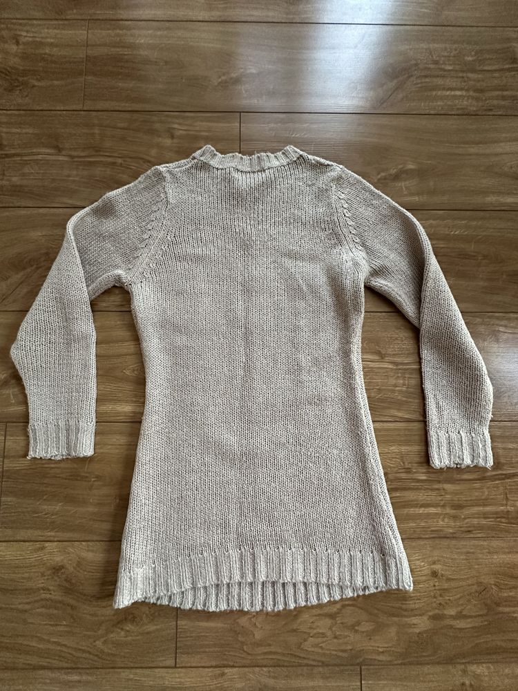 Sweter długi ciepły zima rozmiar S