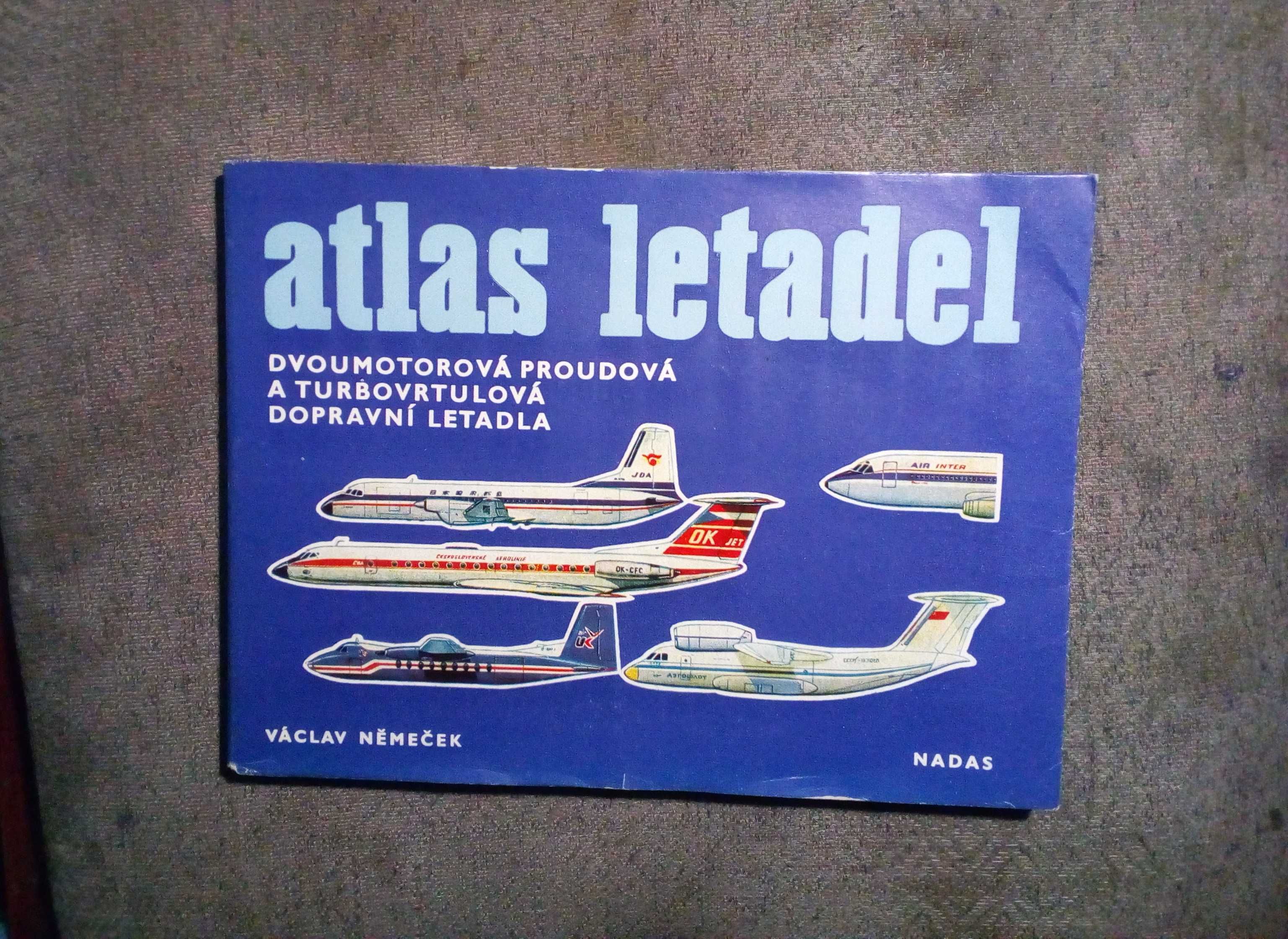 Ретро атлас, каталог літаків. Atlas letadel. Самолёты