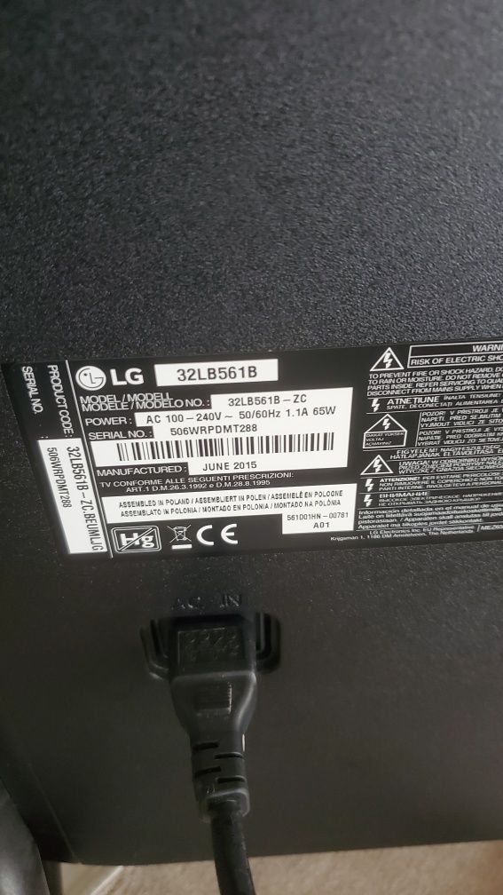 Tv LG 32 polegadas