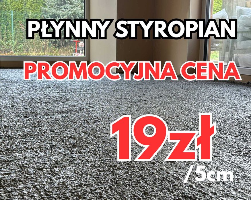 Płynny styropian - Styrobeton