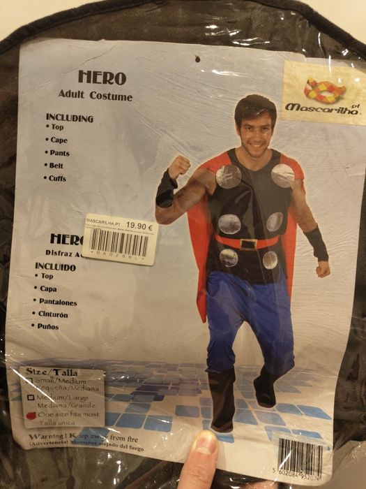 Fantasia de Carnaval de Thor