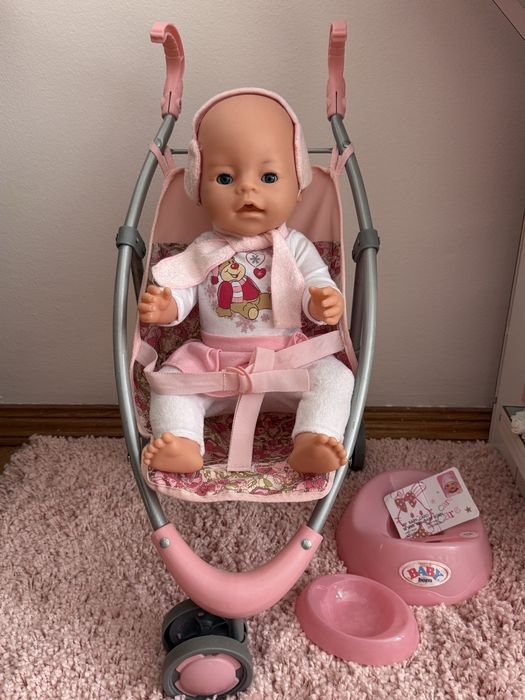 Великий пупс Baby Born, коляска Baby Anabel оригінал