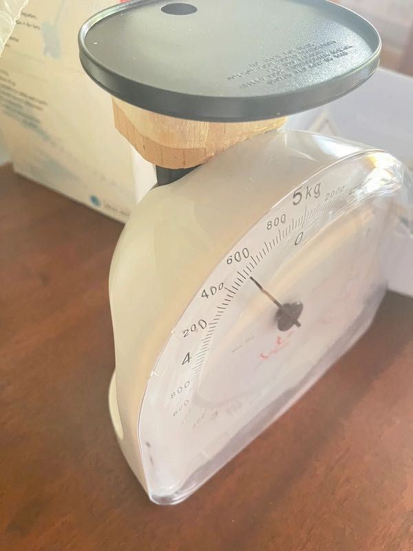 Balança de Cozinha Jata Hagar Analógica Vintage 5 kg Nova