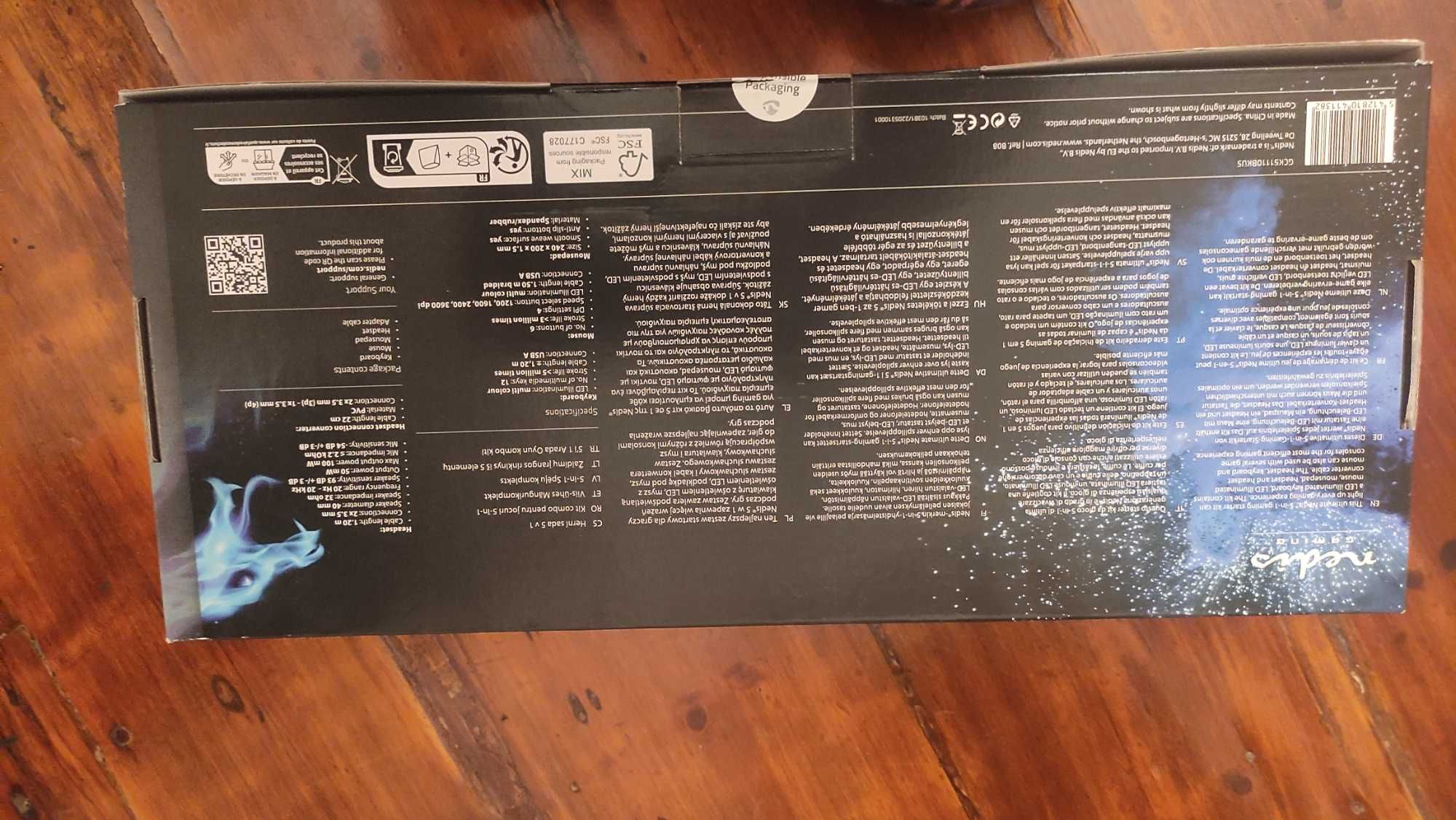 5 em 1 Gaming combo kit - NEDIS