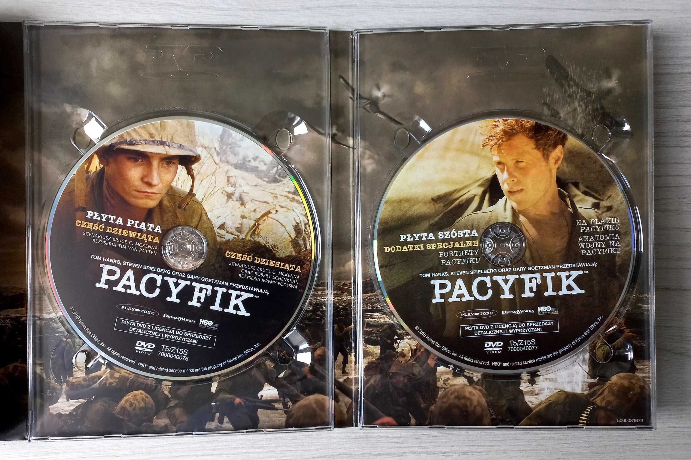 Serial "Pacyfik" 10 odcinków na 6 DVD