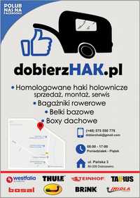 Montaż haków holowniczych, sprzedaż, DobierzHak.pl