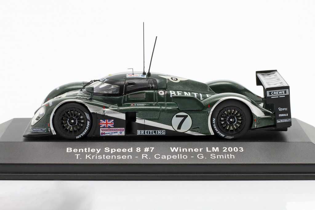 Model 1:43 Ixo Bentley Speed 8 #7 Winner 24h LeMans 2003