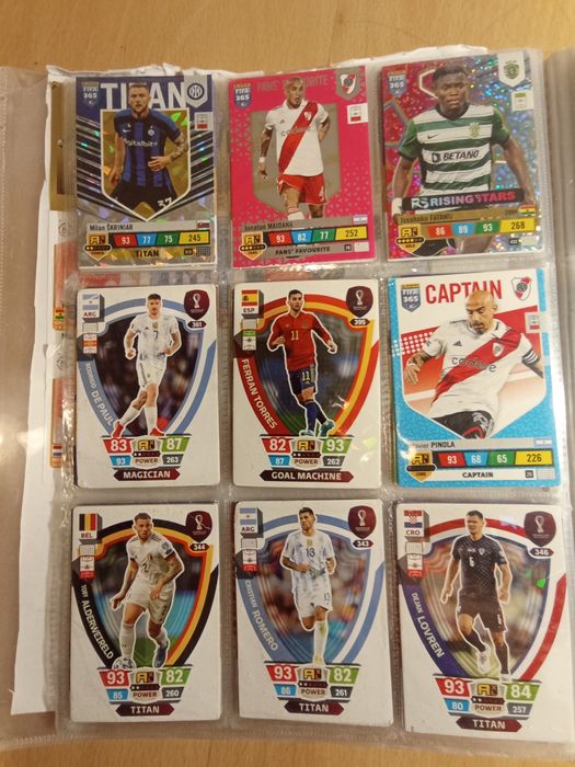 Karty piłkarskie panini