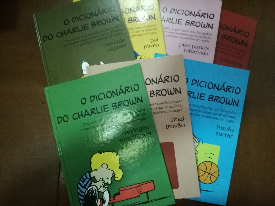 Colecção livros "O Dicionário do Charlie Brown"