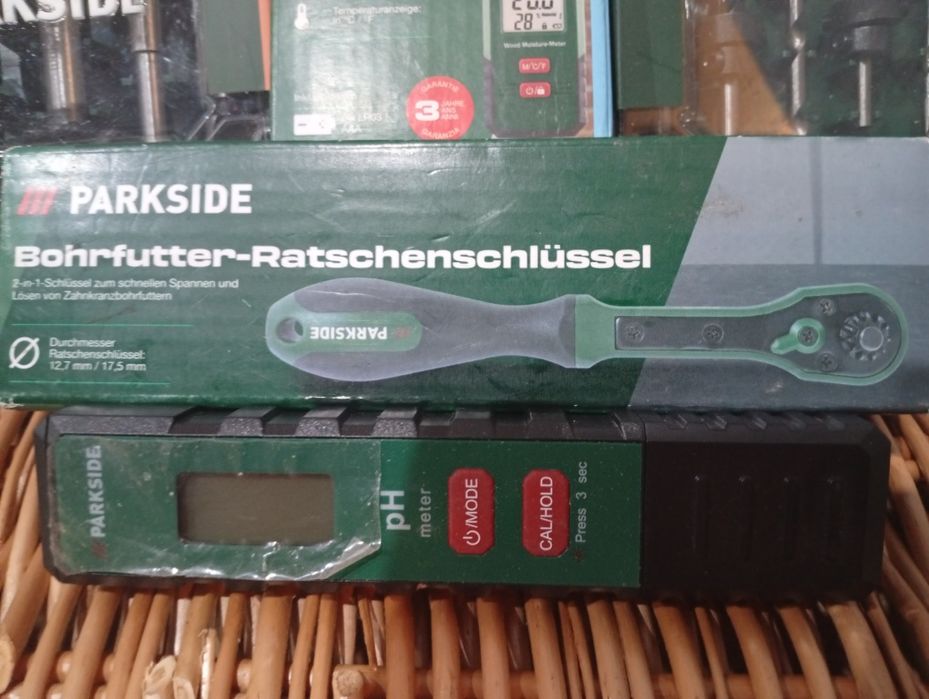 PARKSIDE. Wier. Głębinowe Grzechotka, Miernik Wilgoci