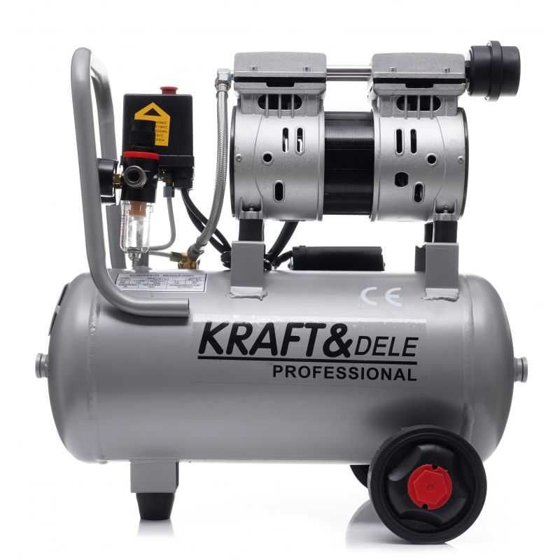 KRAFT&DELE Kompresor Bezolejowy 24l 8 Bar Sprężarka 1200w