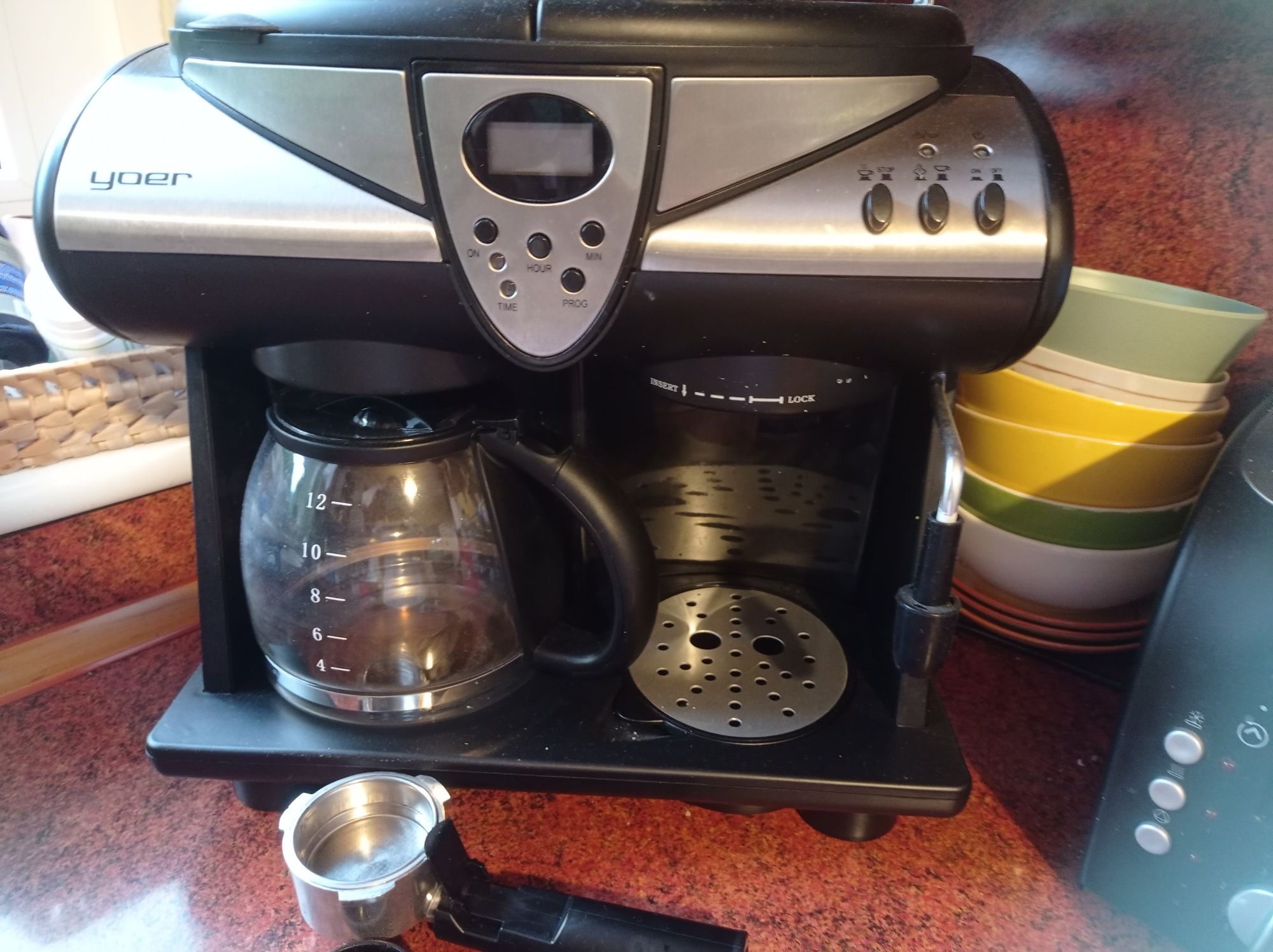 Ekspres do kawy YOER doppio CCM01BK