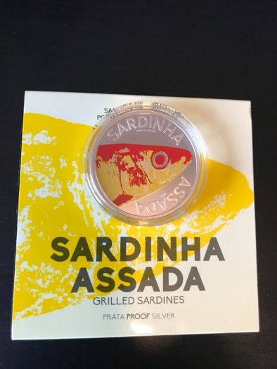 Moeda de 10€ "Sardinha Assada" Prata Prof