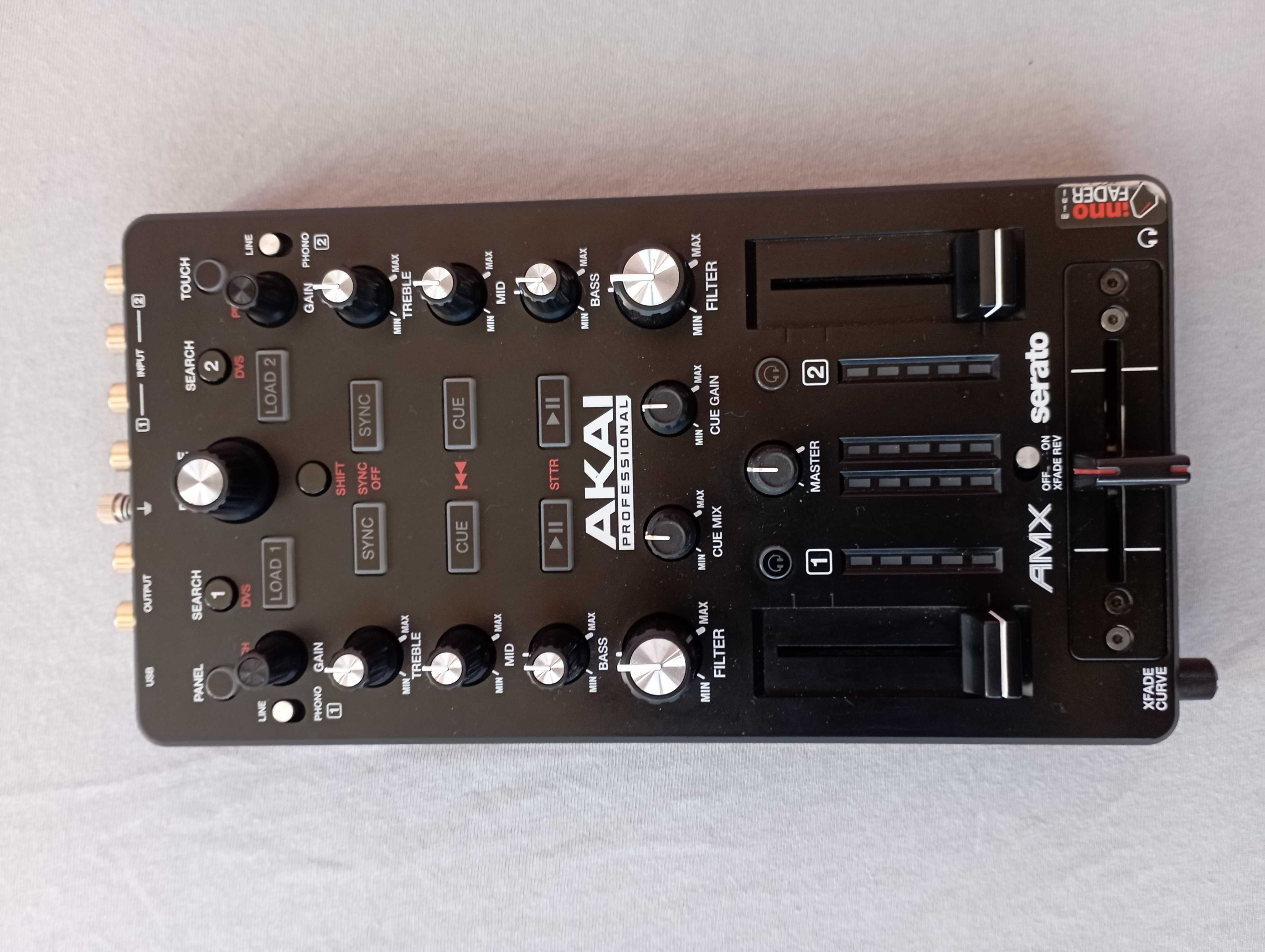 Akai AMX Mixer Mikser Dj Djski dwukanałowy USB