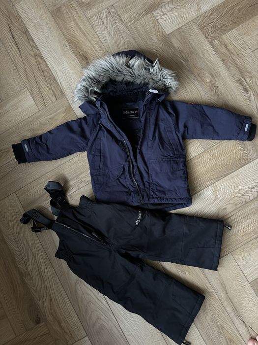 Зимова куртка та напів комбінезон, штани trollkids, не reima