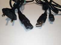 kabel zasilający zasilania ósemka 2pin i USB mini do ładowania ps3