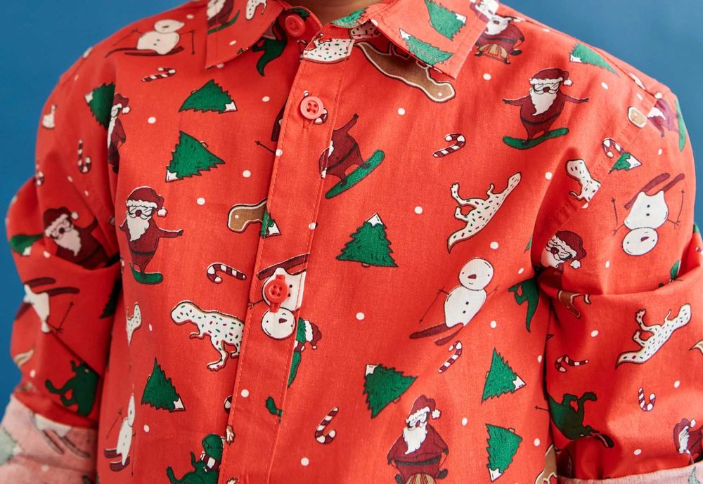 Koszula świąteczna roz 116 nowa