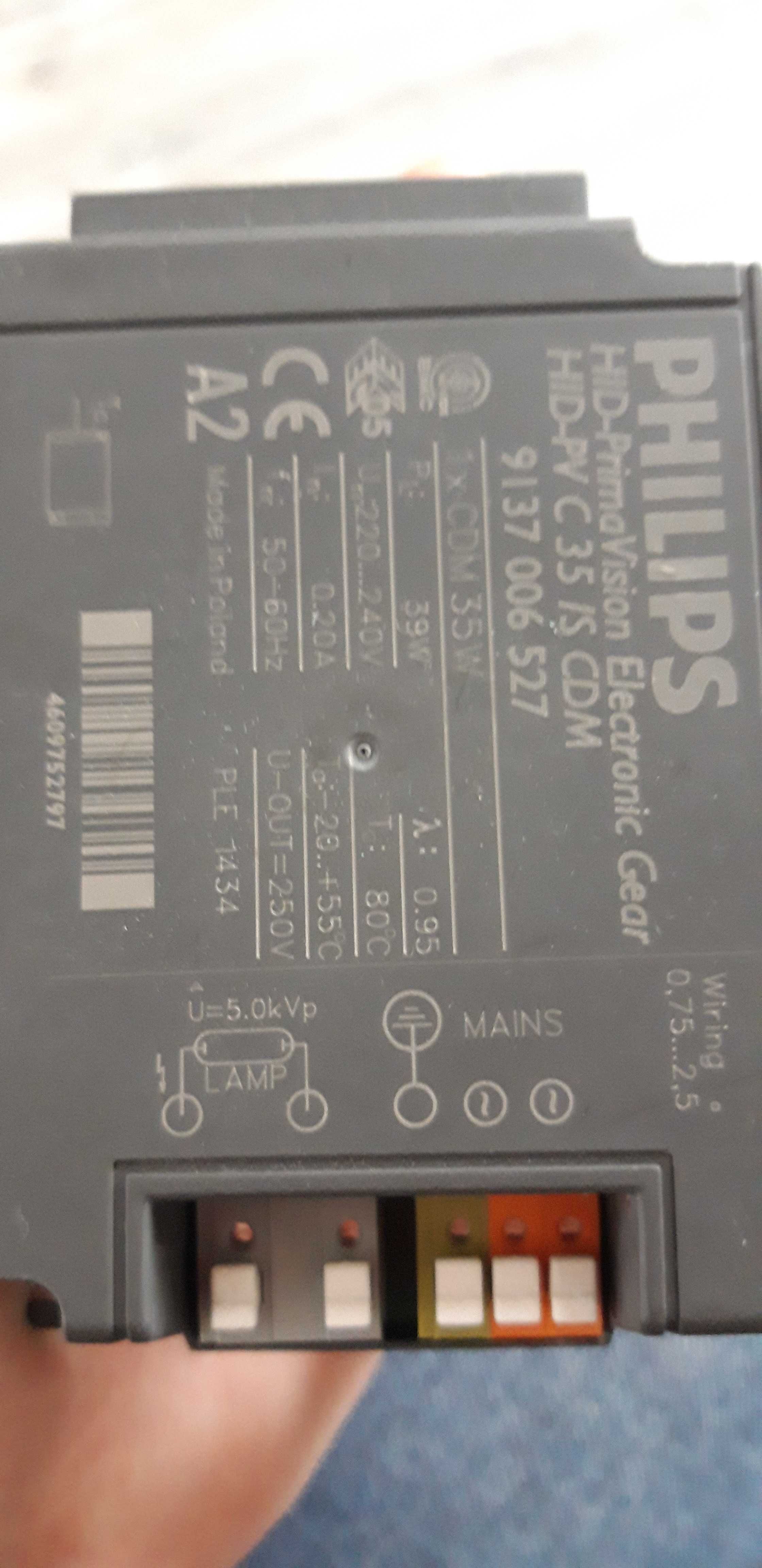 3x stecznik elektroniczny Philips