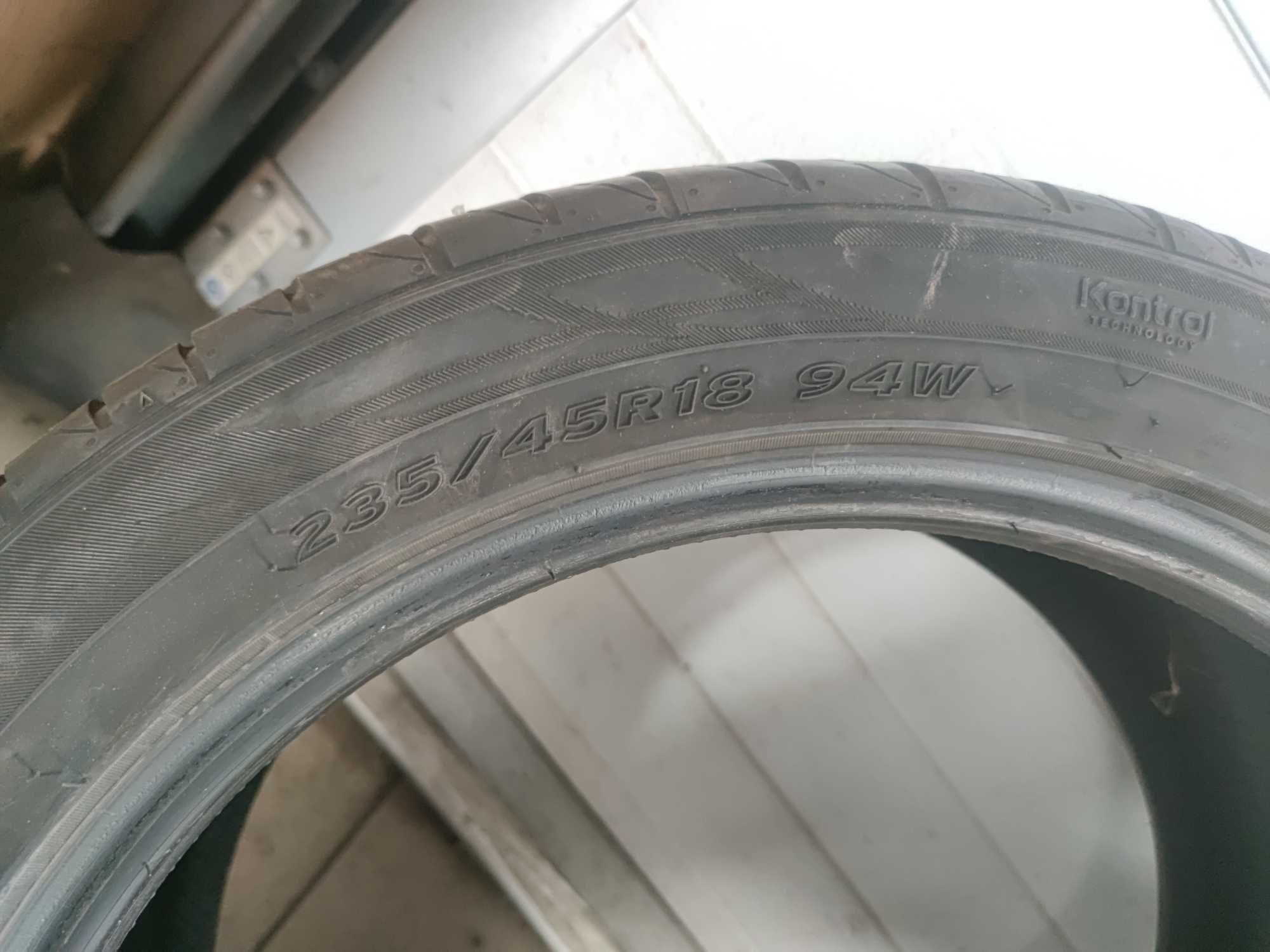 opony letnie 235/45r18 hankook 2 szt