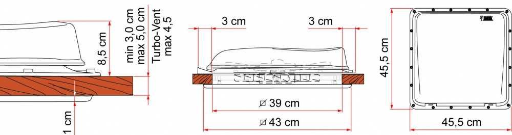 FIAMMA Turbo Vent Premium Cristal AUTOCARAVANA/CAMPERVAN