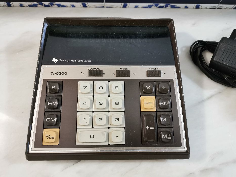 Calculadora Vintage Texas TI-5200 Antiga