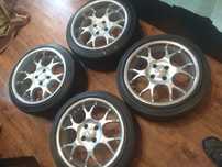 Alu felgi 4x100 opony 205 i 215 r16