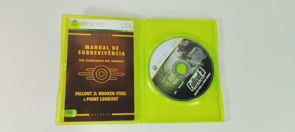 Fallout 3 Expansão - Broken Steel e Point Lookout - Xbox 360