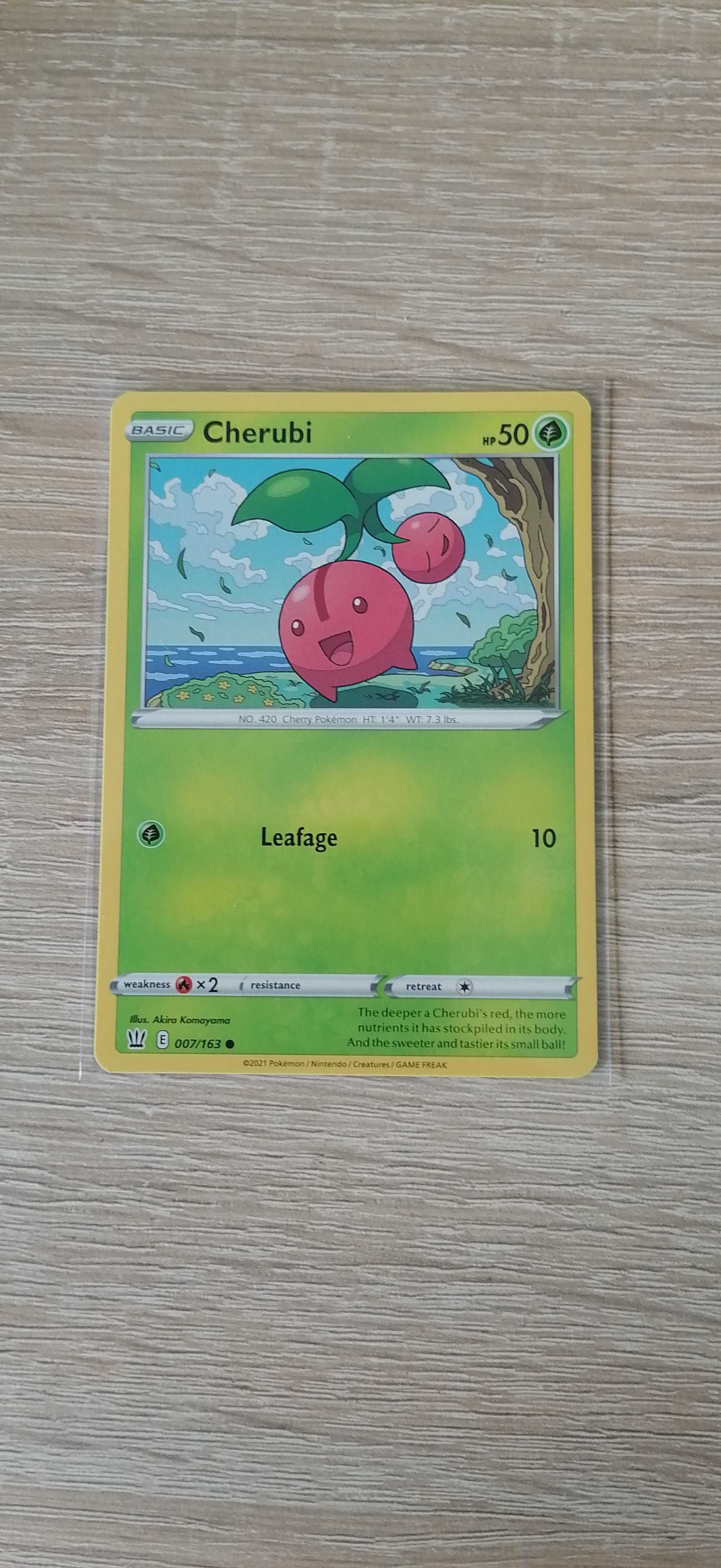 Pokemon Cherubi 7/163 Battle Styles Non-Holo