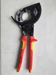 Nożyce do kabli z mechanizmem zapadkowym Knipex