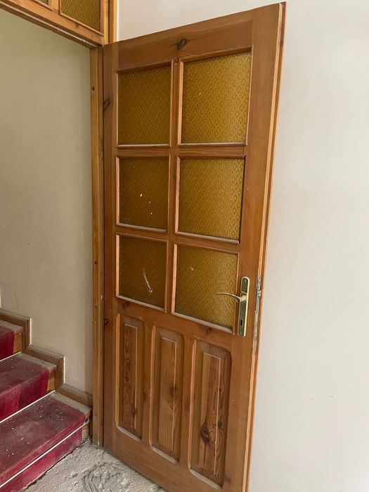 drzwi wewnętrzne sosnowe używane