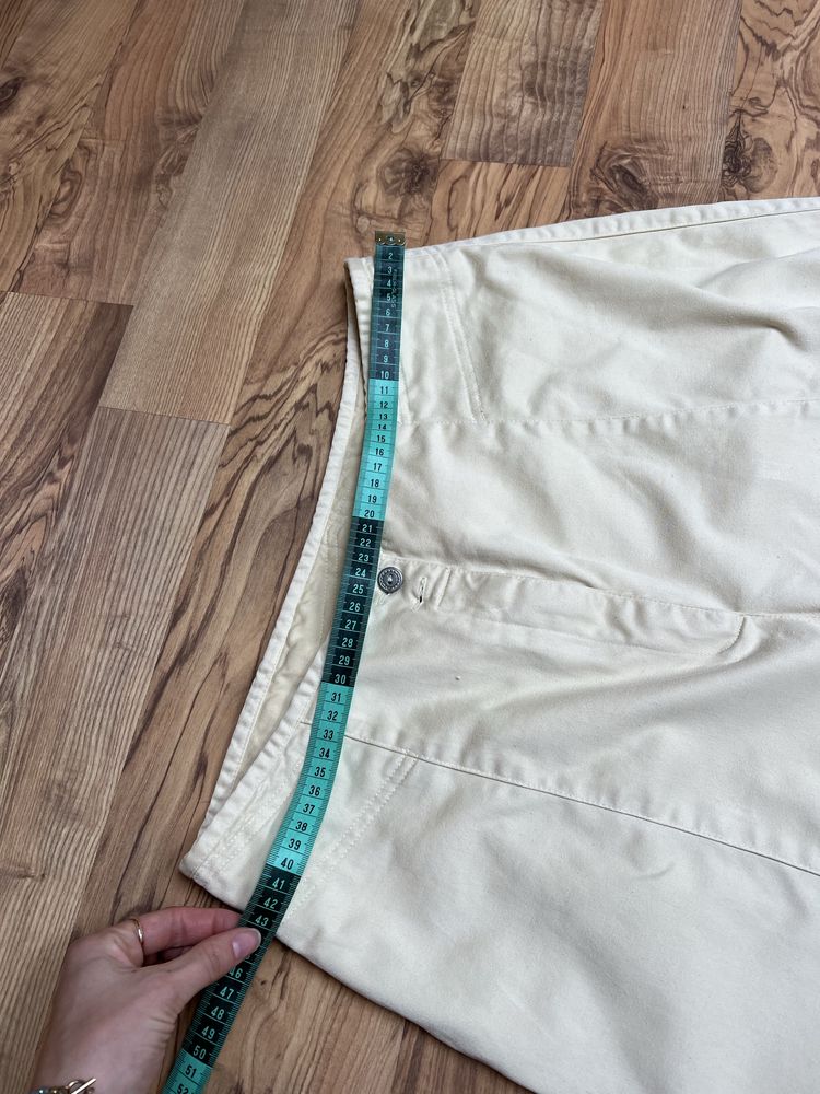 Spodnie kremowe XL bawełna bawełniane