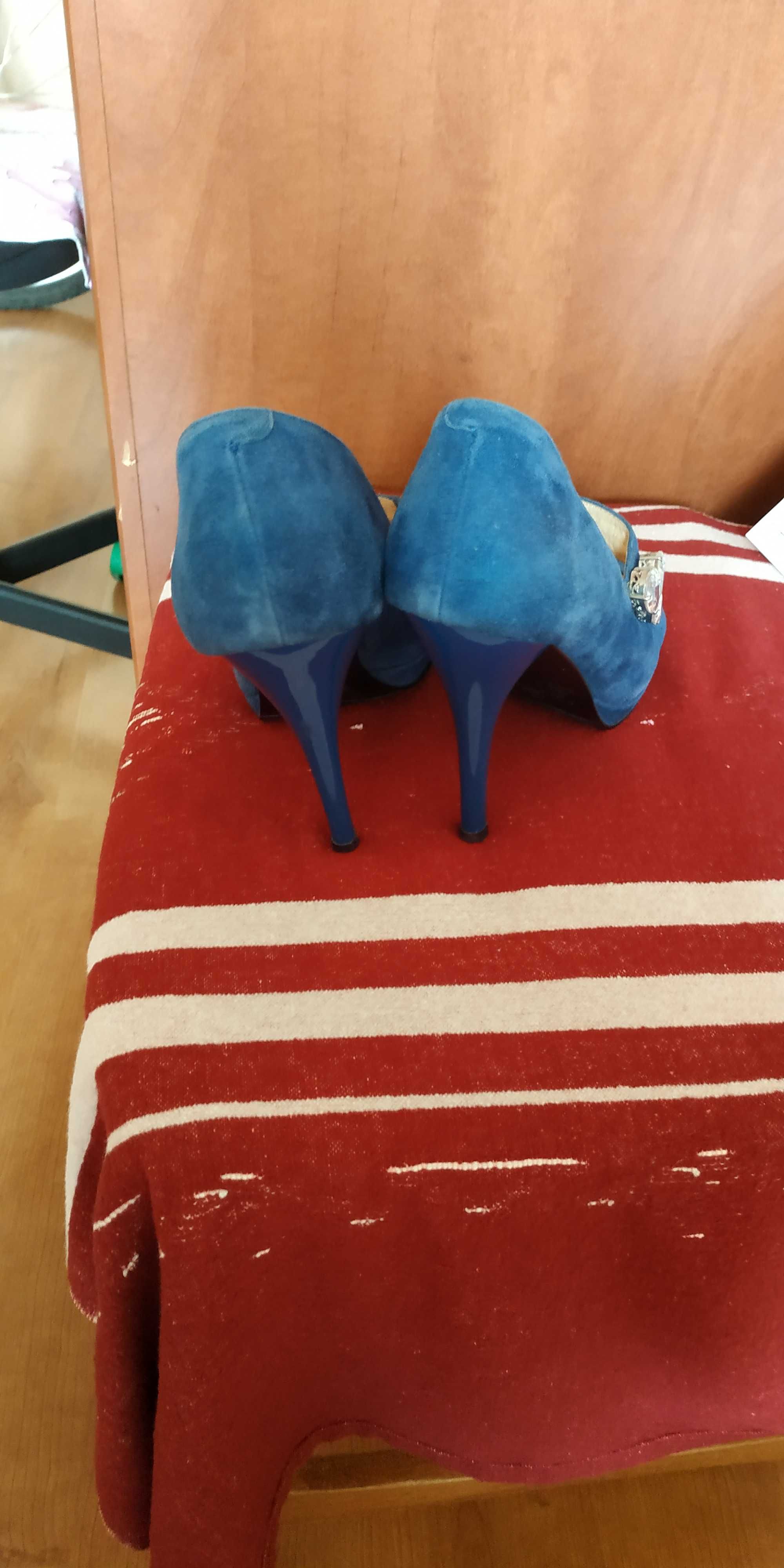 Синие туфли Ellenka