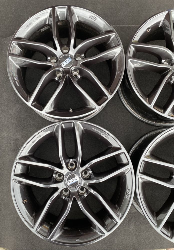 BBS SX R17 5/112 ET35 7.5 Mercedes Audi Volkswagen Литі Титанові Диски