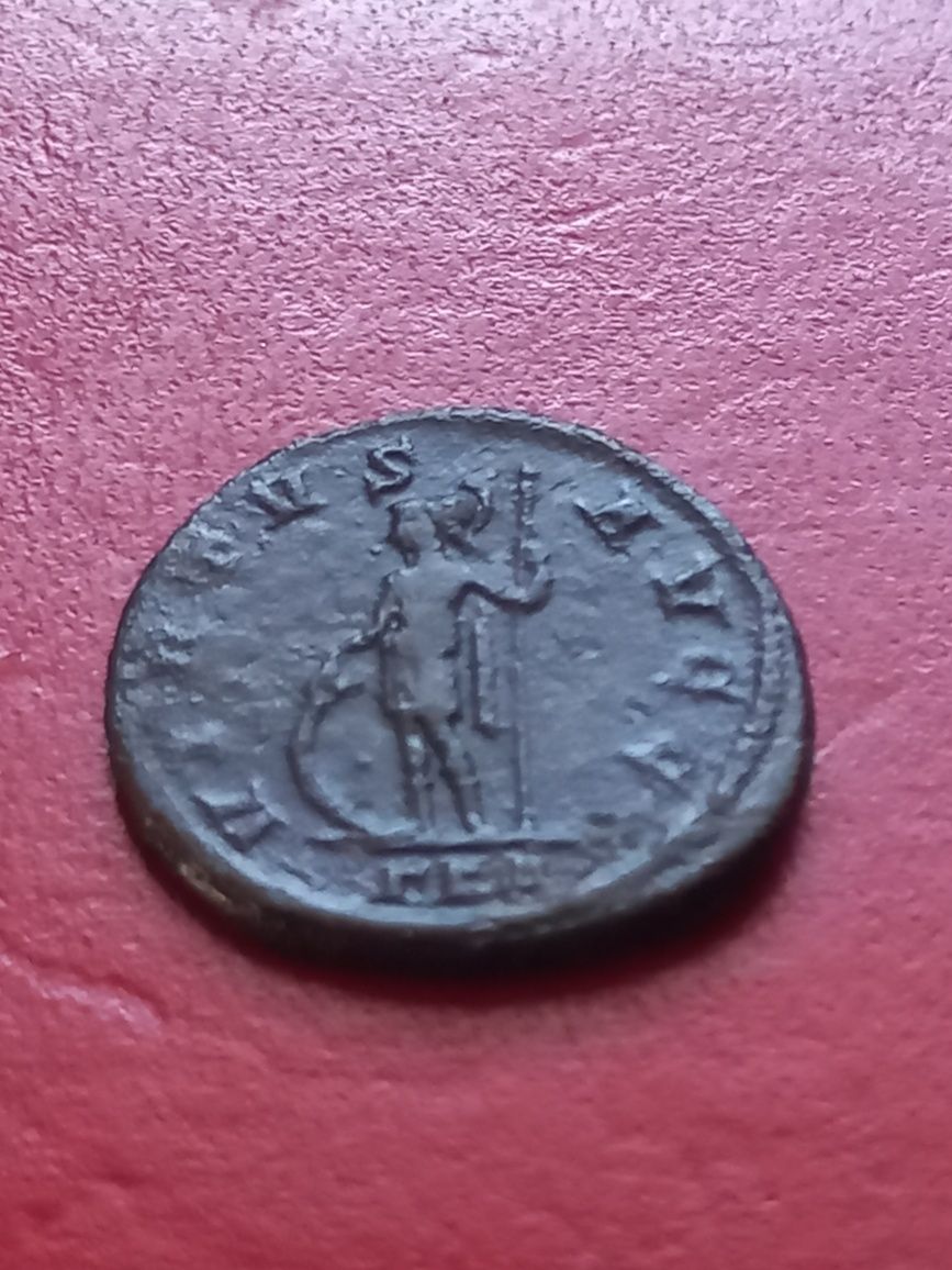 Rzym - Marek Aureliusz Karus, antoninian, brąz III wiek n.e.