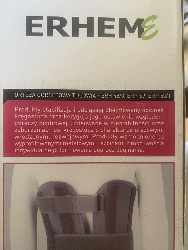 Orteza  gorsetowa  tułowia XL