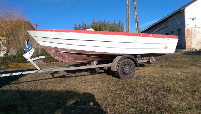 REZERWACJA   łódź wędkarska, motorowa 4,60 x 1,70 łódka, Romana