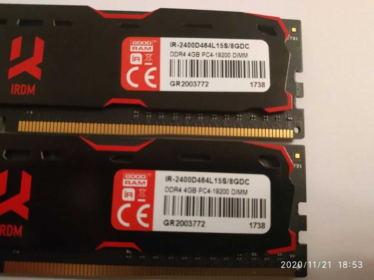 Pamięć GOODRAM DDR4 IR-2400D464L15S/8GDC