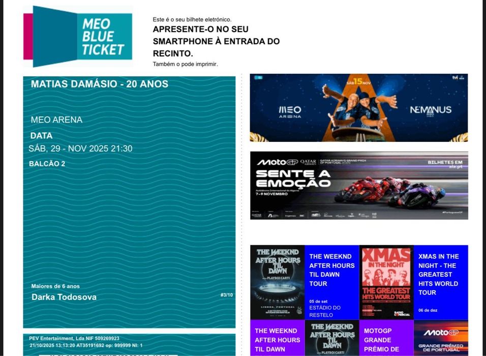 CONCERTO MATIAS DAMASIO