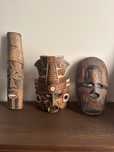 Tres mascaras decorarivas