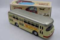 Retro Autobus Deutsche Bussining lata 90-te XX w zabawki vintage