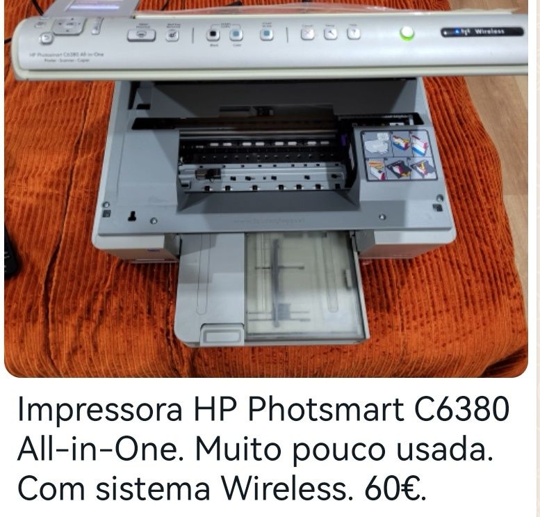 Impressora HP Photsmart C6380 All in One