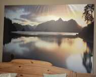 Duzy obraz ikea 140x200 zachód słońca