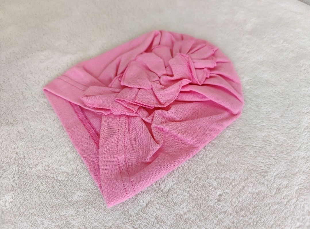 Nowa czapeczka czapka turban Ania 86cm bawełniana przejściowa 12/18msc