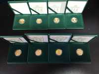 kolekcja złotych monet seria krolewska