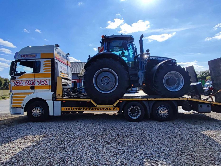Pomoc drogowa,transport ciągników,maszyn rolniczych,budowlanych,hol-au