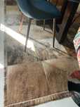 Tapete castanho couro vaca 2,50 x 1,70