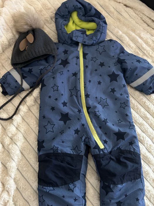 Детский зимний термо комбинезон