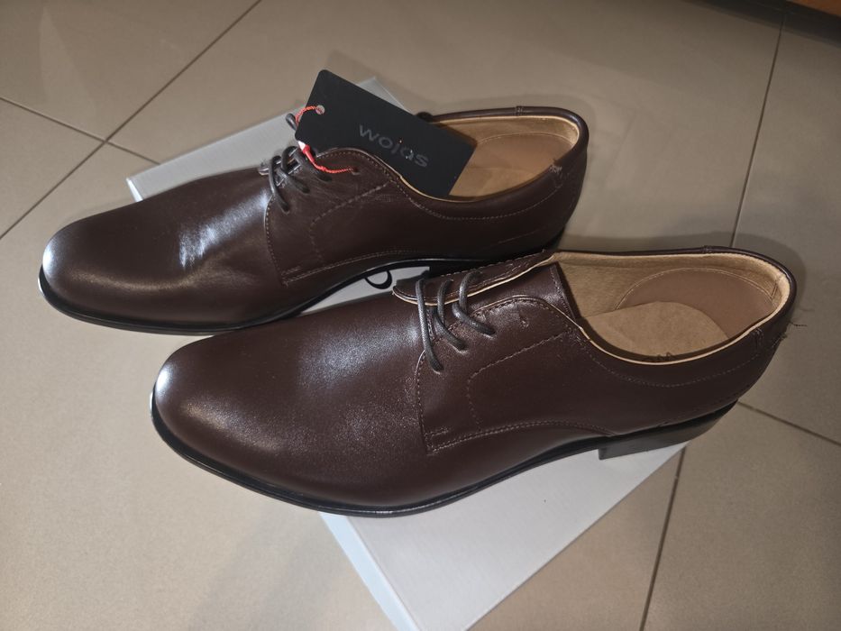 Półbuty męskie skóra WOJAS rozm 42