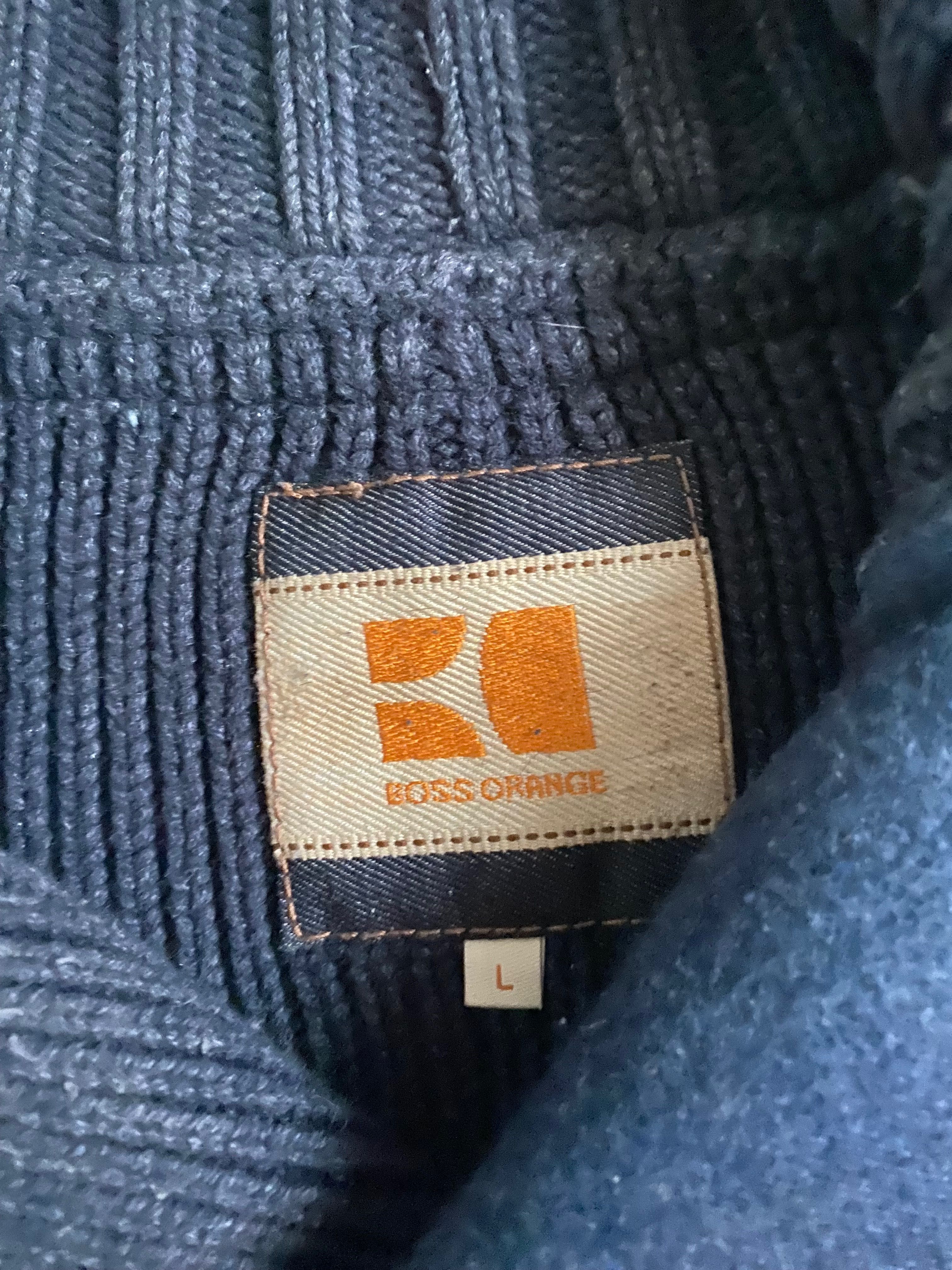 Sweter męski Boss Orange, oryginalny, gruby